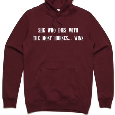 Most Horses Wins Hoodie Thumbnail